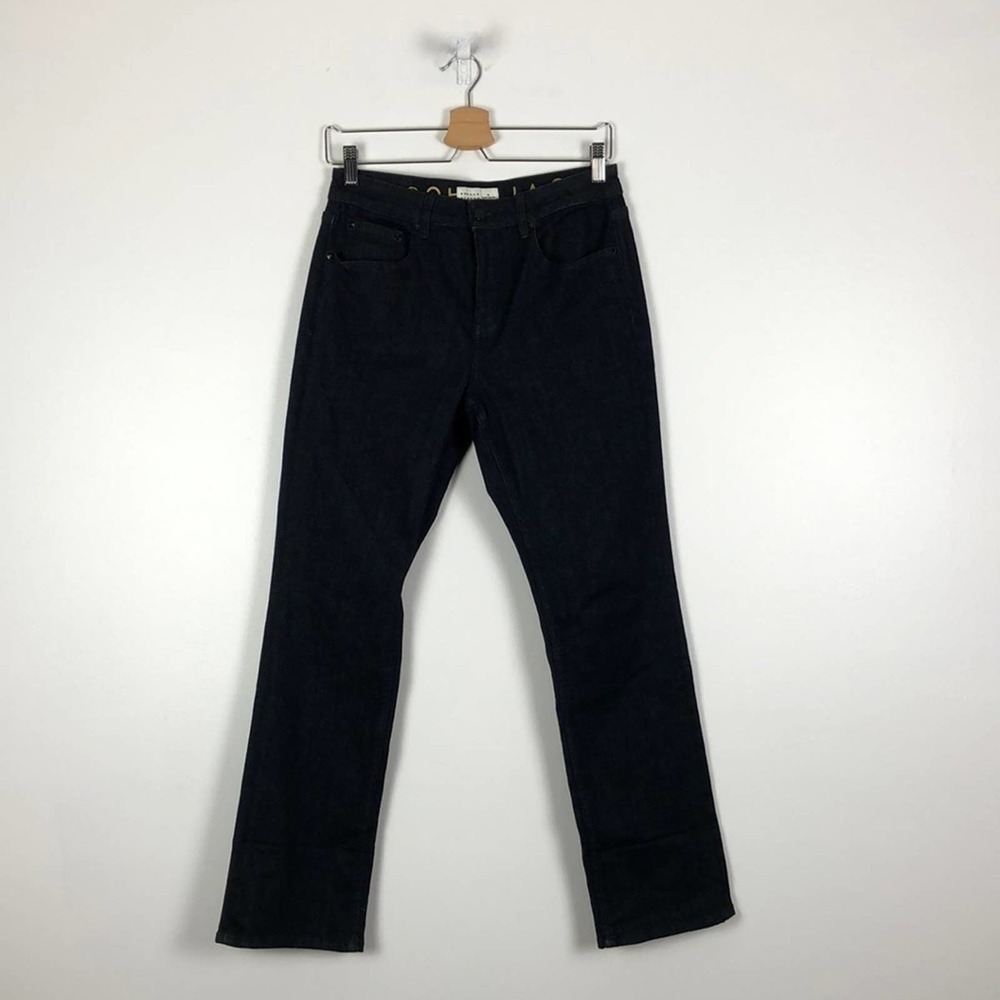 Kate Spade Broome Street 5 pocket bootcut dark blue jeans Size 27